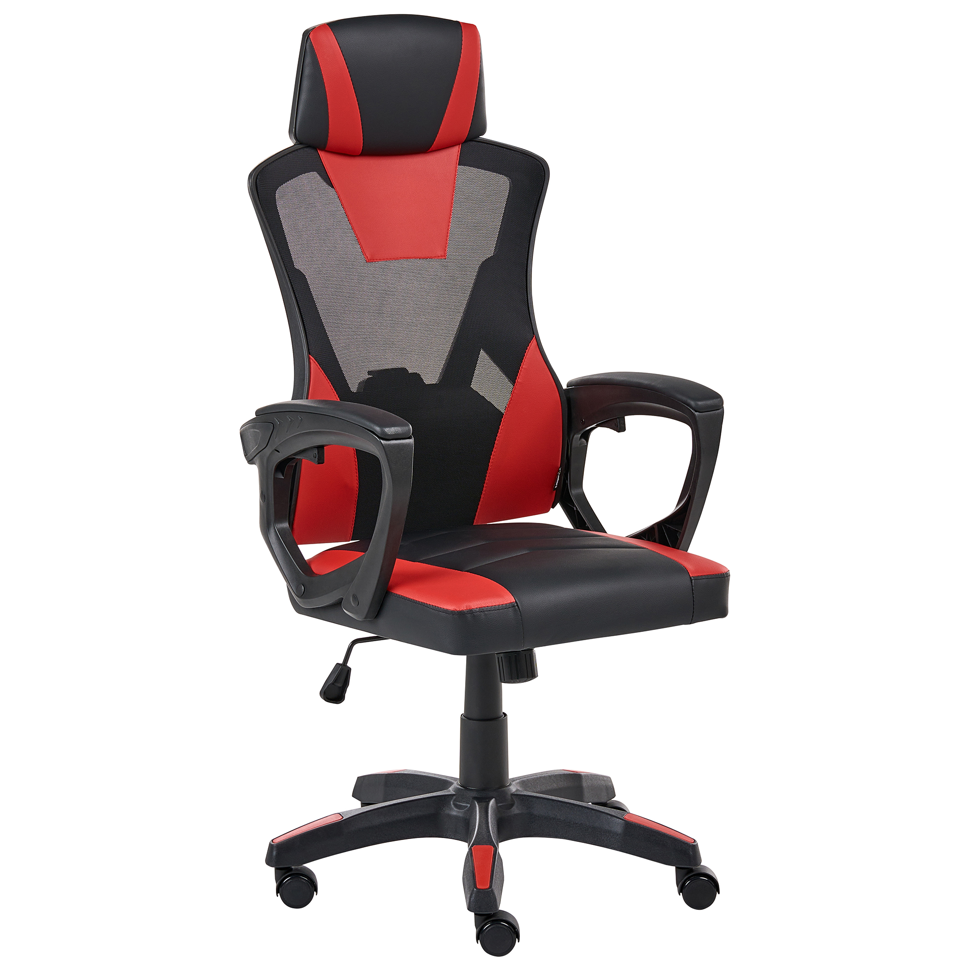Kontorsstol IGNIS Konstläder Röd