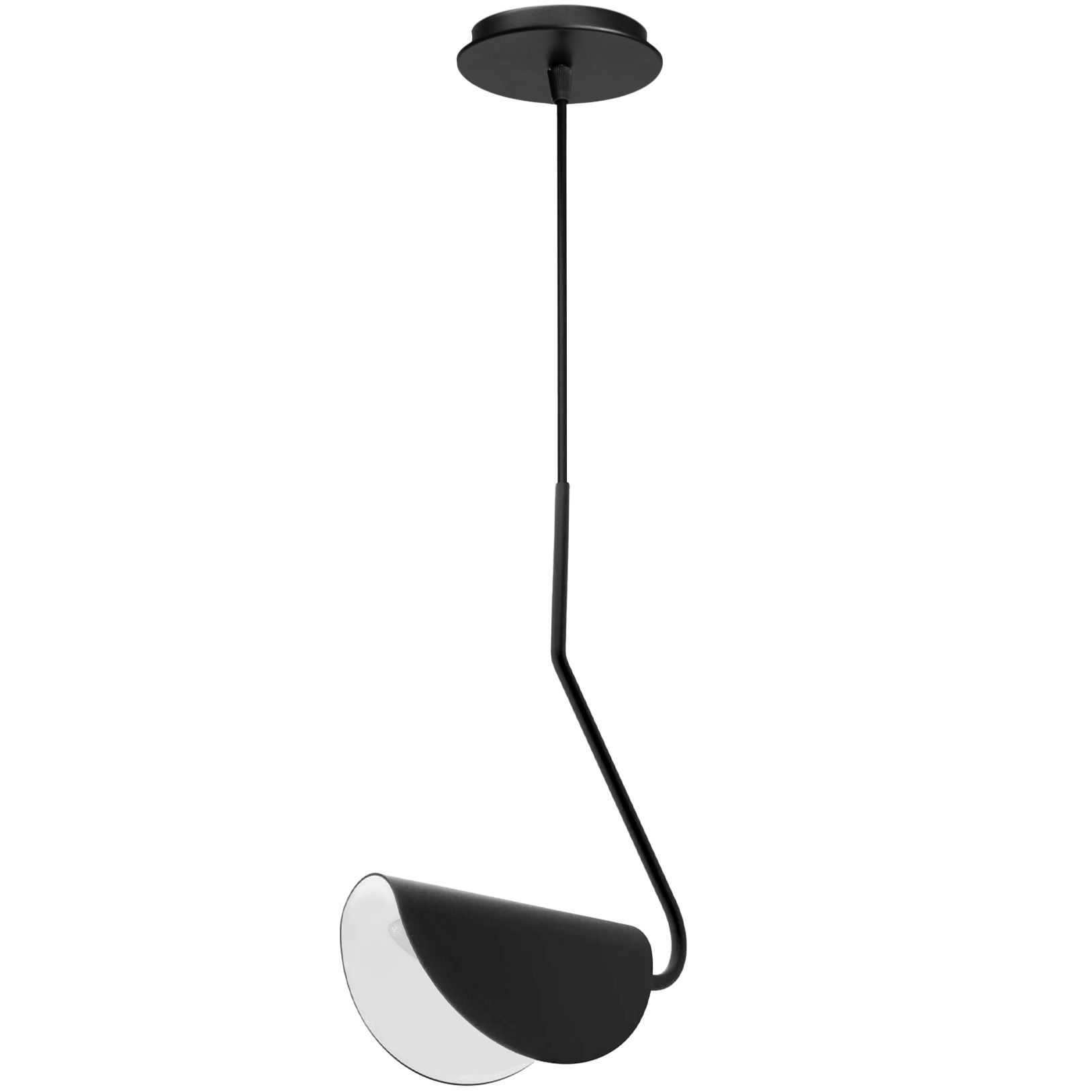 TOOLIGHT hängande taklampa APP1263-1CP Svart 18x50x18cm