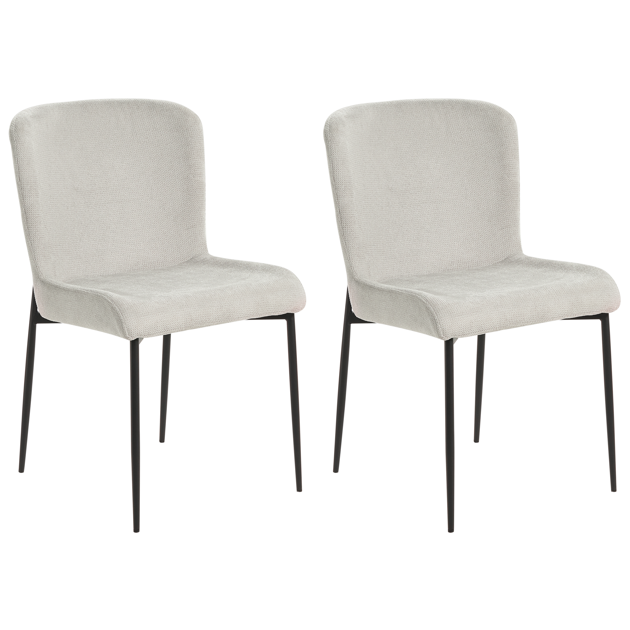 Set med 2 matstolar ADA Ljusgrå