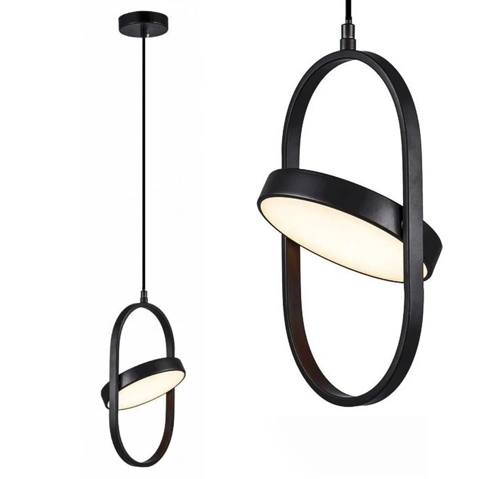 TOOLIGHT hängande taklampa LEDAPP1554-CP Svart 17,5x17,5x30cm