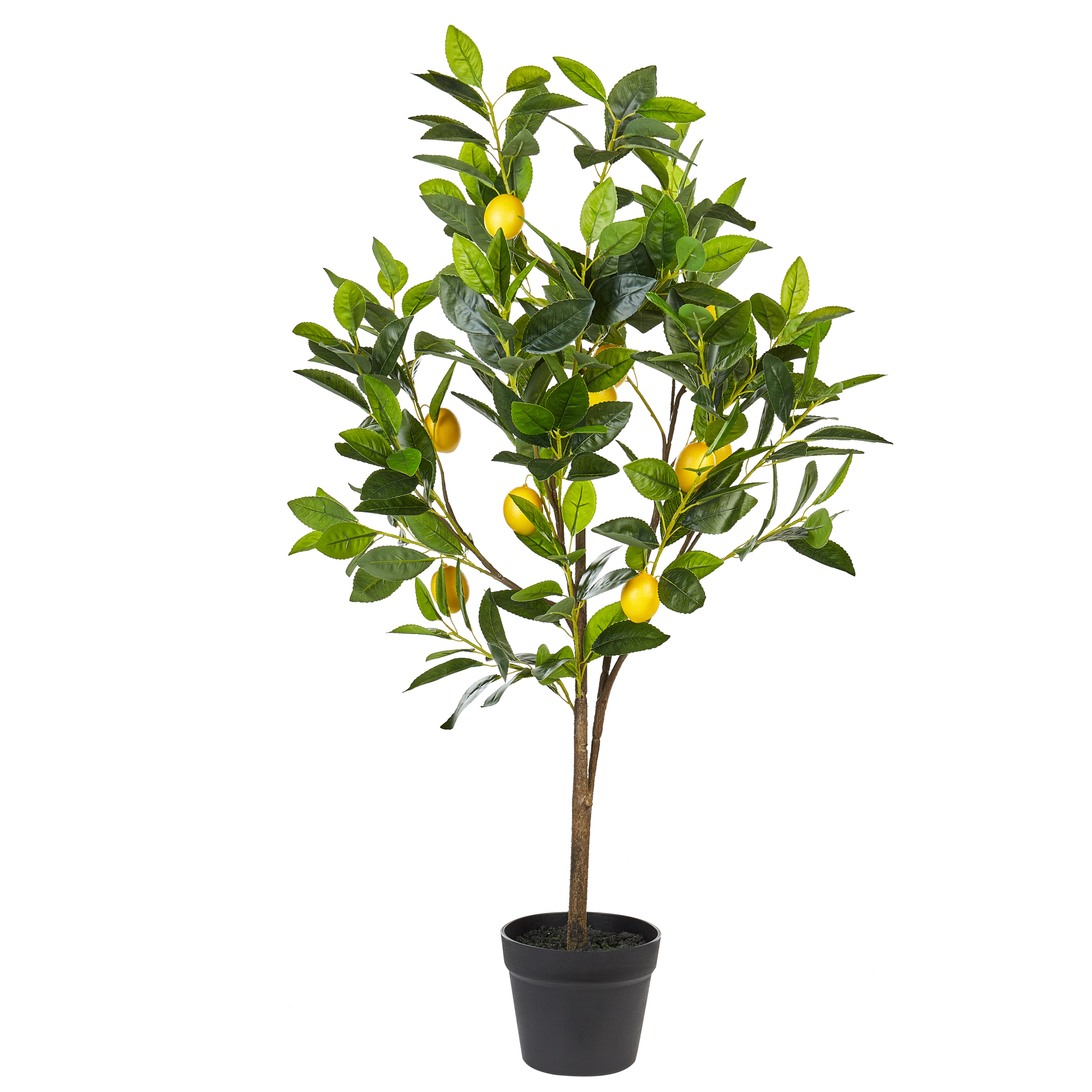 Konstgjord växt LEMON TREE 105 cm Grön