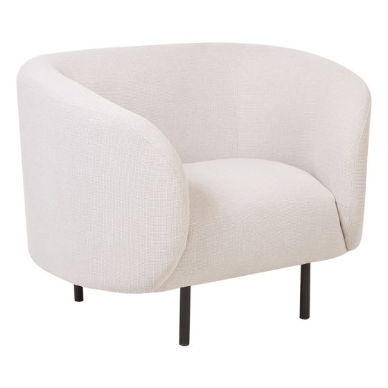 Fåtölj LOEN Ljusbeige