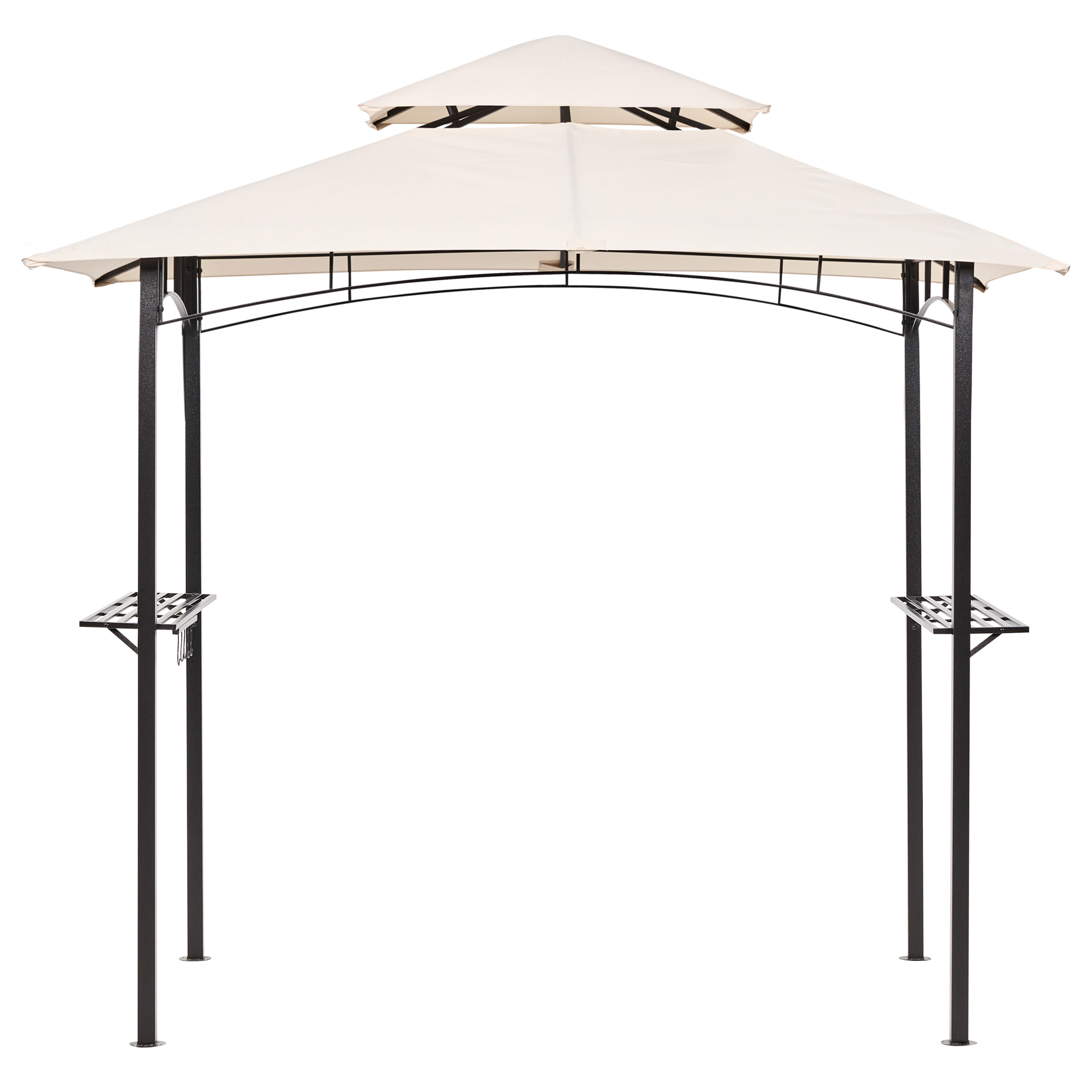 Paviljong NARO 240 cm 148 cm Metall Beige