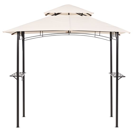 Paviljong NARO 240 cm 148 cm Metall Beige