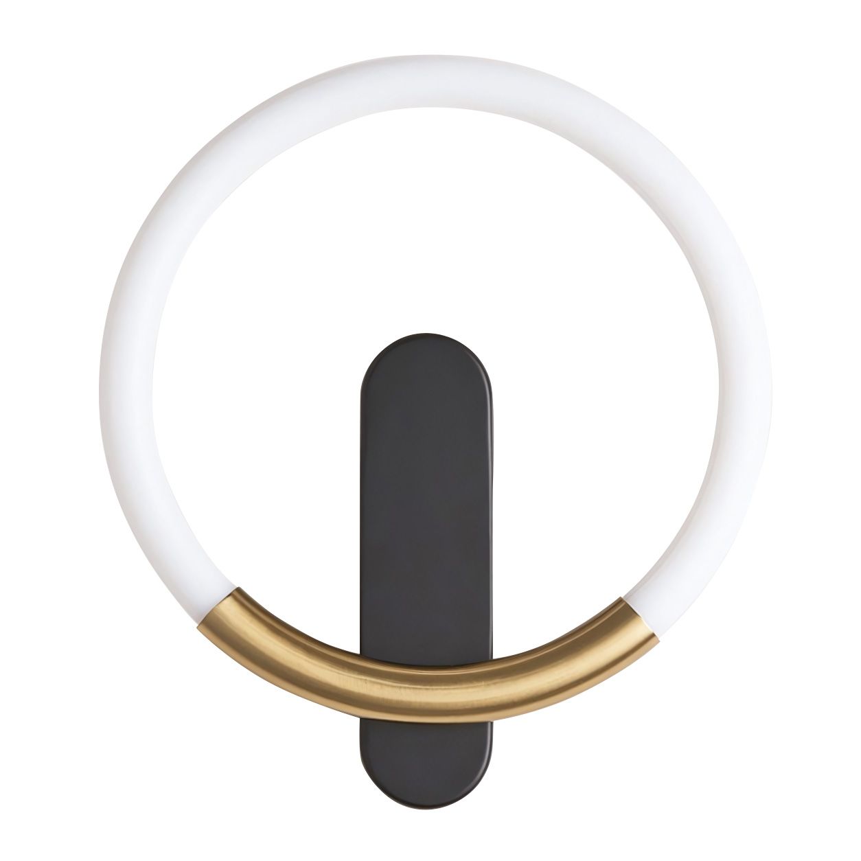 TOOLIGHT vägglampa LHJ068-W LED Svart/Borstat guld 28,5x25x5,5cm