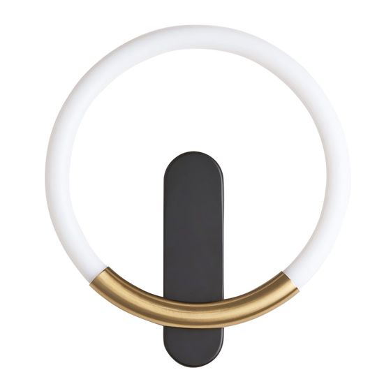 TOOLIGHT vägglampa LHJ068-W LED Svart/Borstat guld 28,5x25x5,5cm
