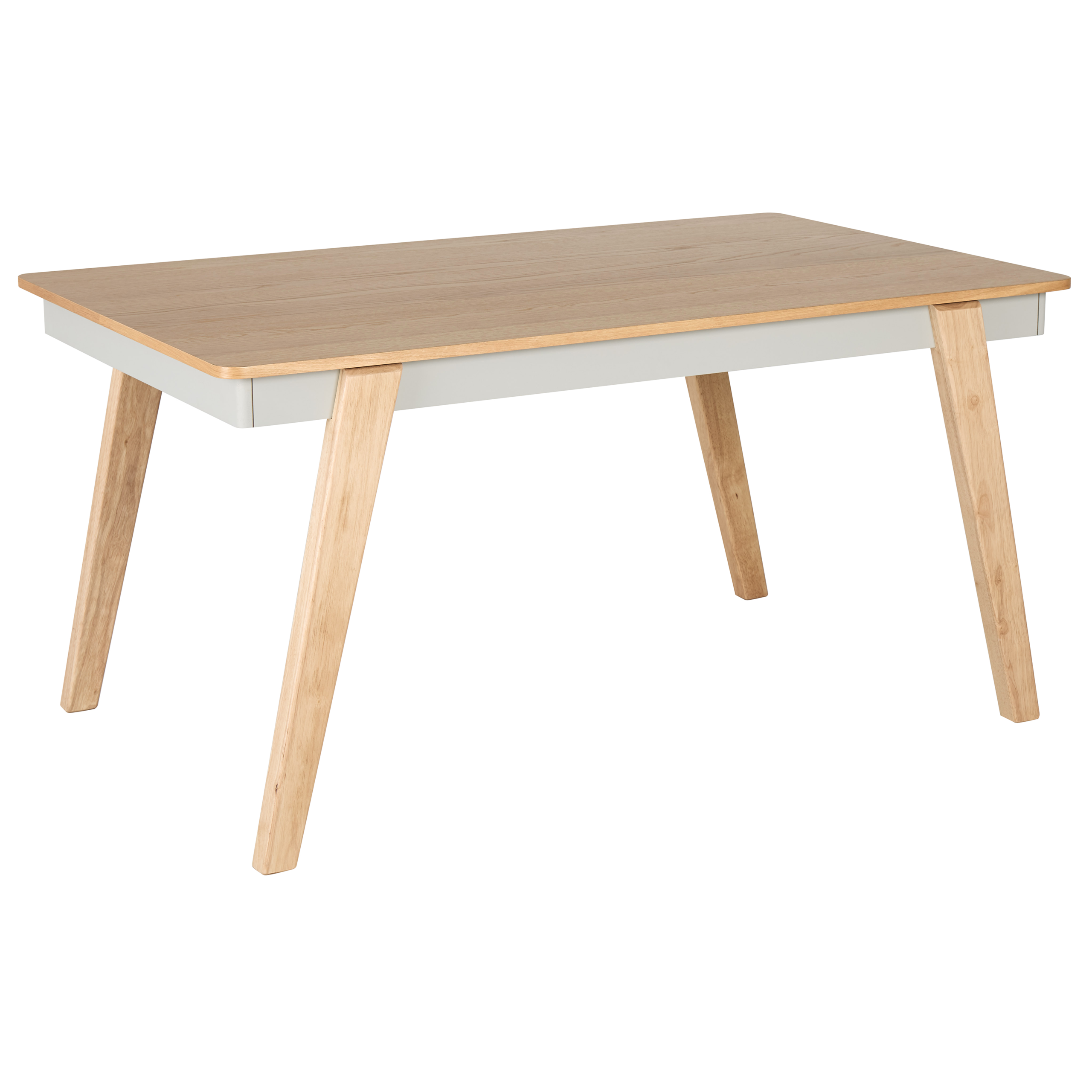 Matbord PHOLA Ljus ekfanér 150 cm 90 cm