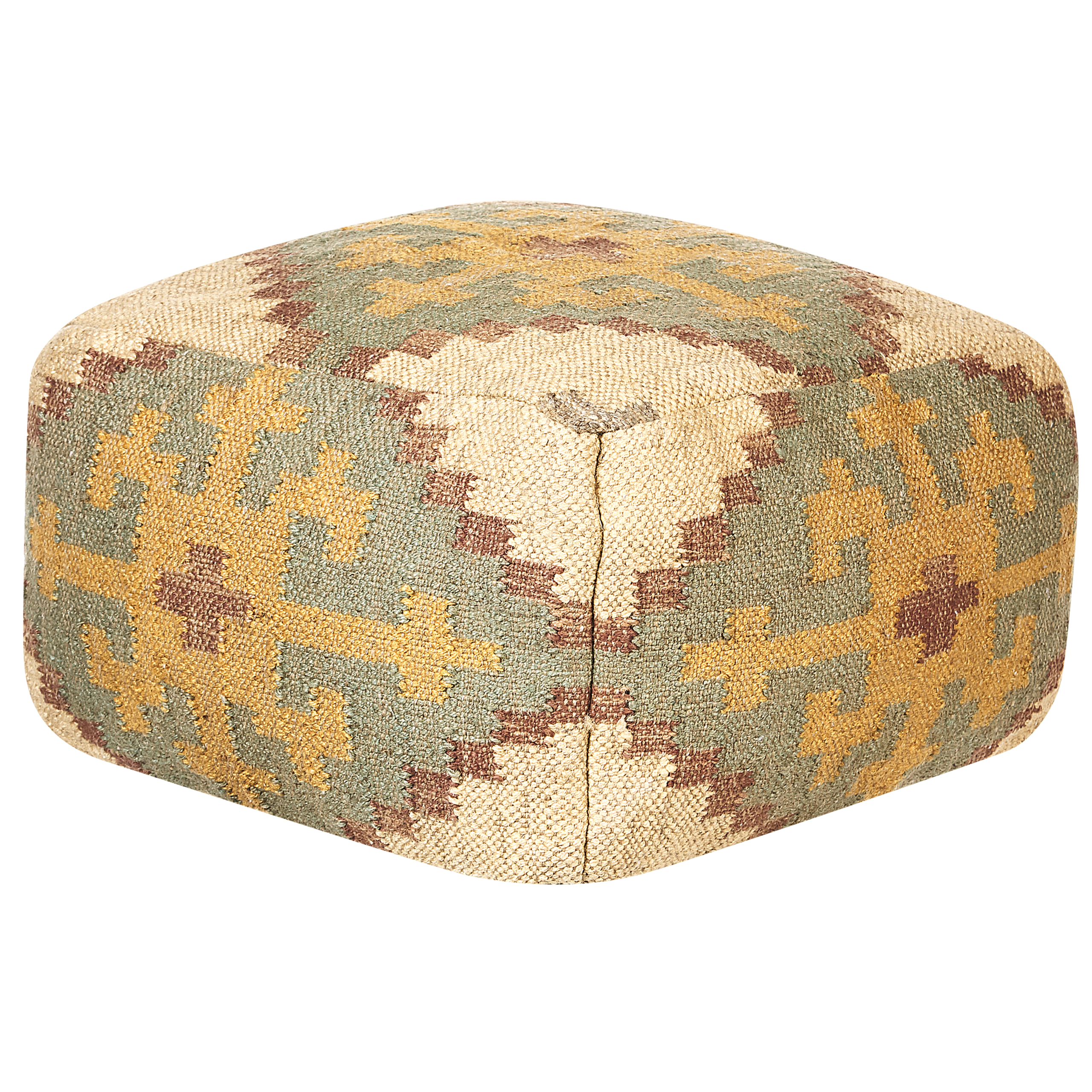 Sittpuff SARON Jute Flerfärgad