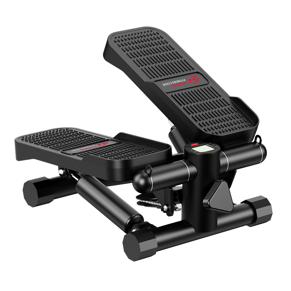 Mini hydraulisk stepper med motståndsband för rumpa lår och ben hemma