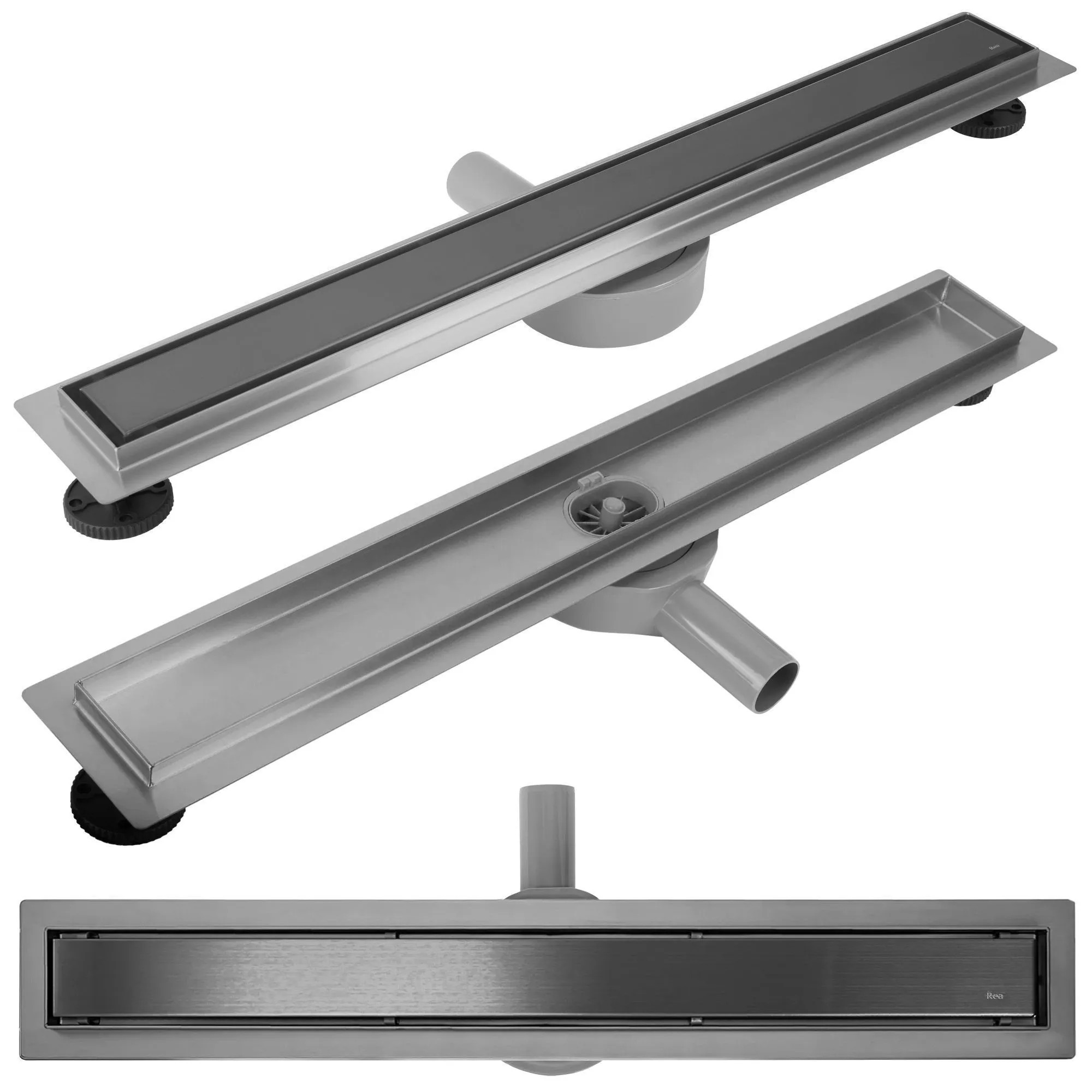 REA linjeavlopp Neox Pro 90 , Titan, 90x11x6,5cm