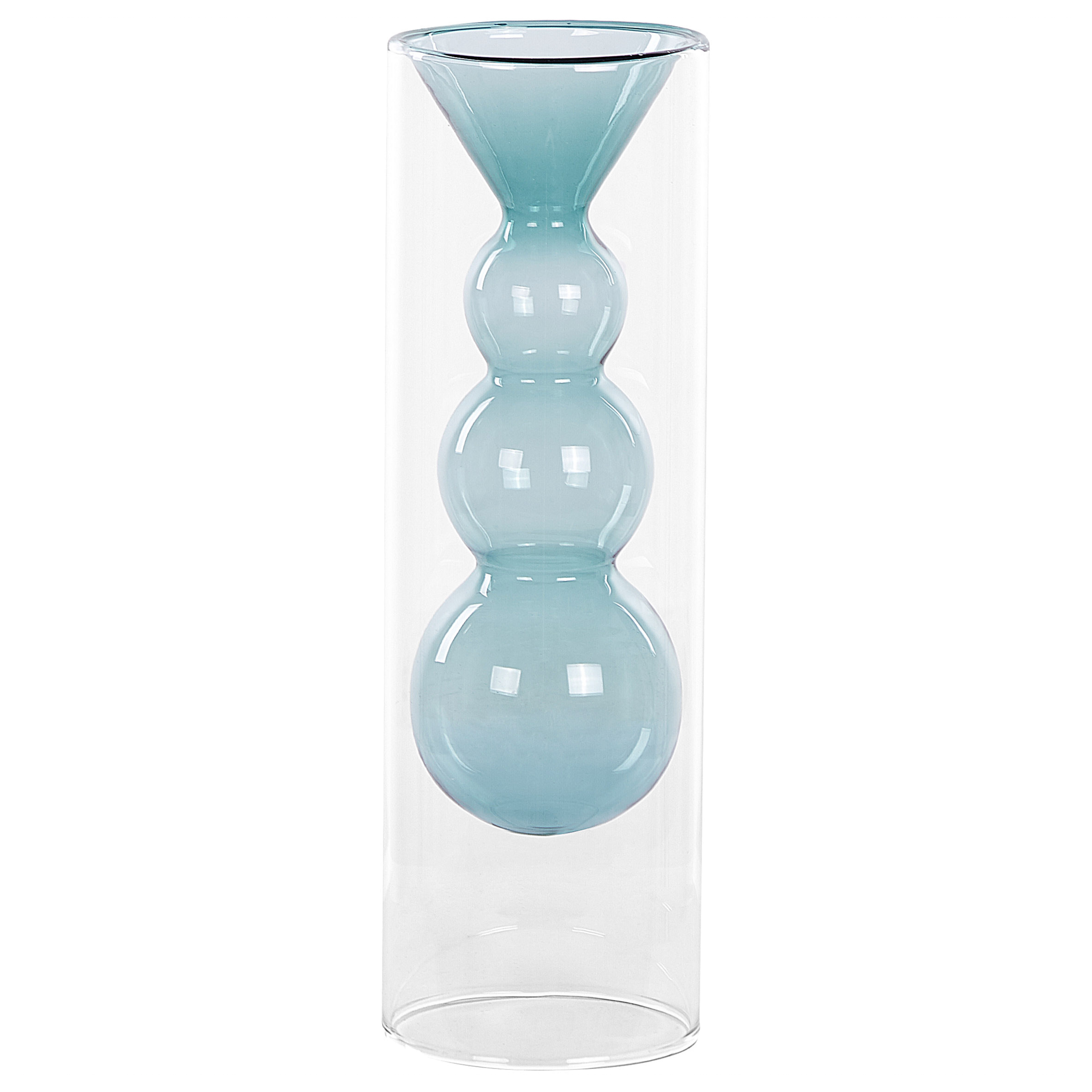 Blomvas KALOCHI 27 cm Glas Turkos