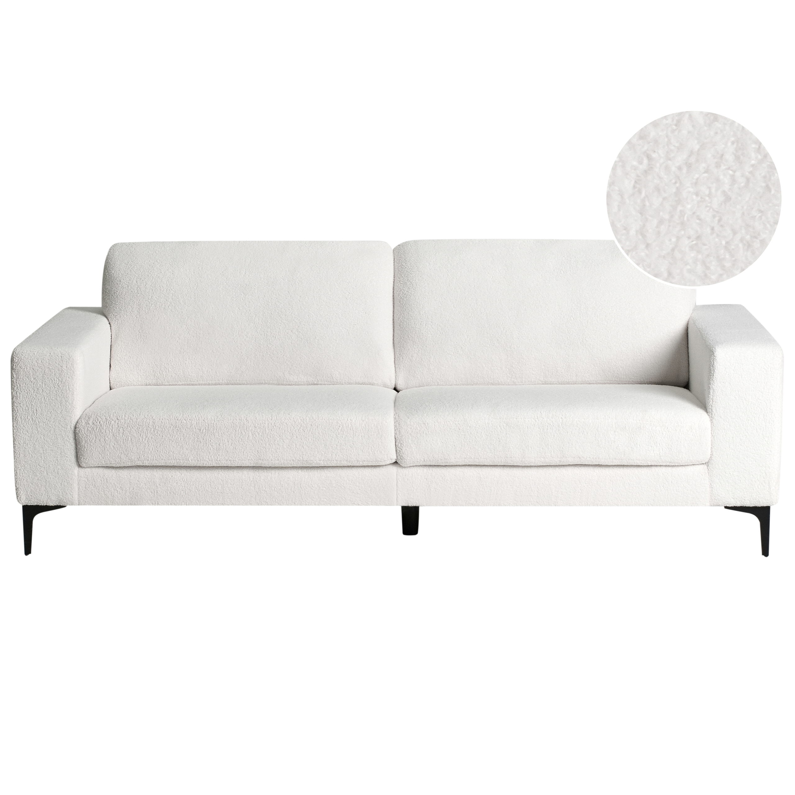 Soffa 3-sits VADSTENA Bouclé Off-White