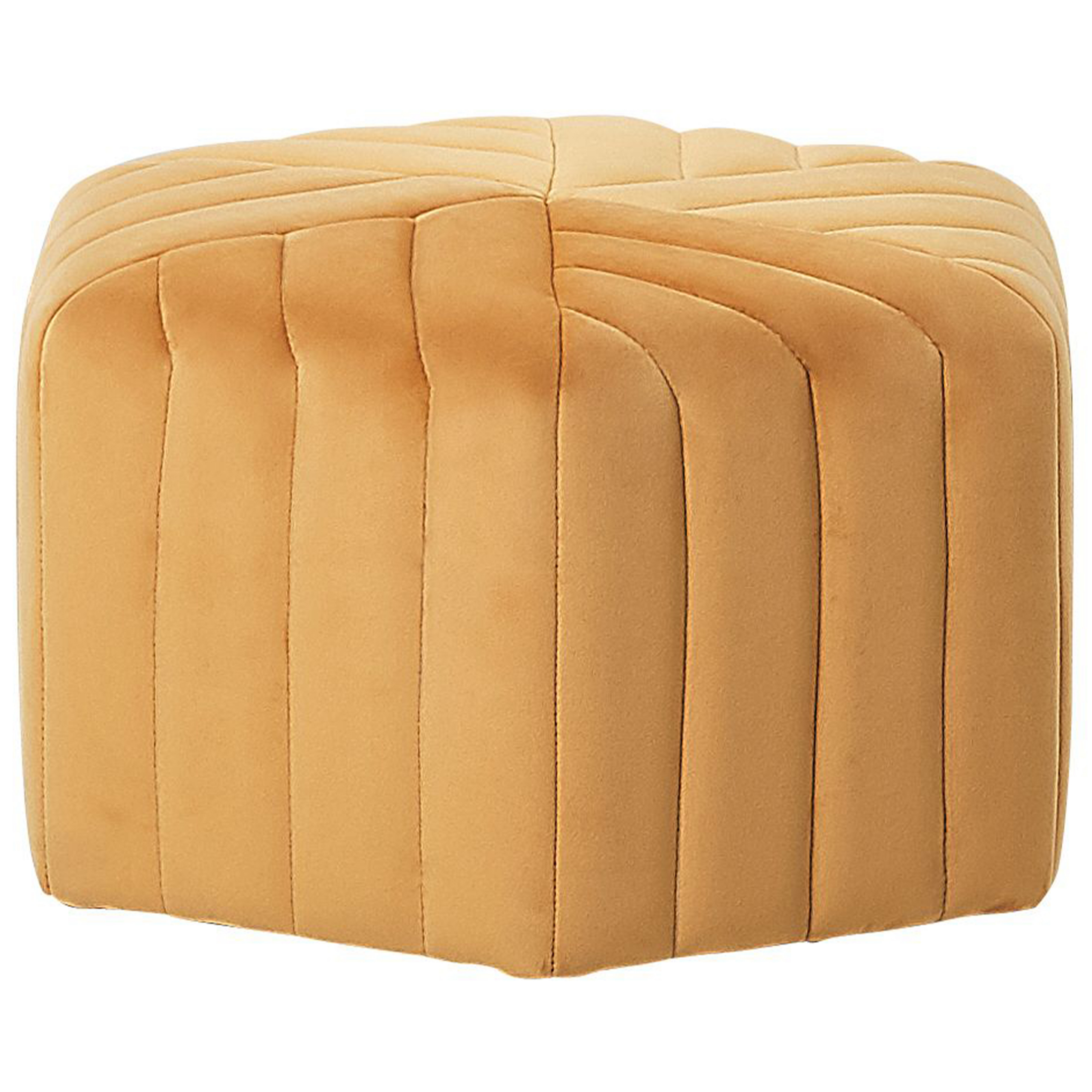 Sittpuff MURIETTA Sammet Senapsgul