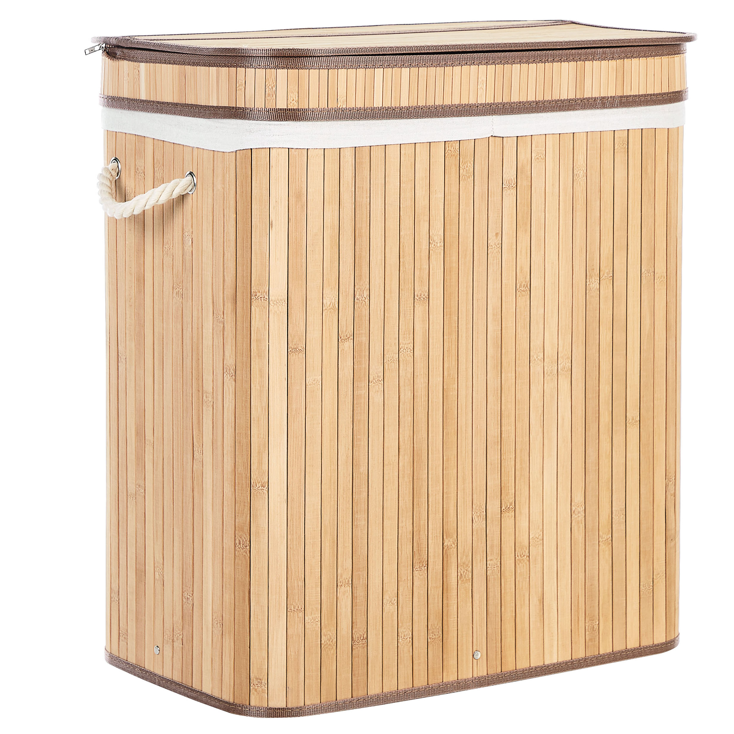 Tvättkorg KALTHOTA Bambu Ljusbrun 100 L