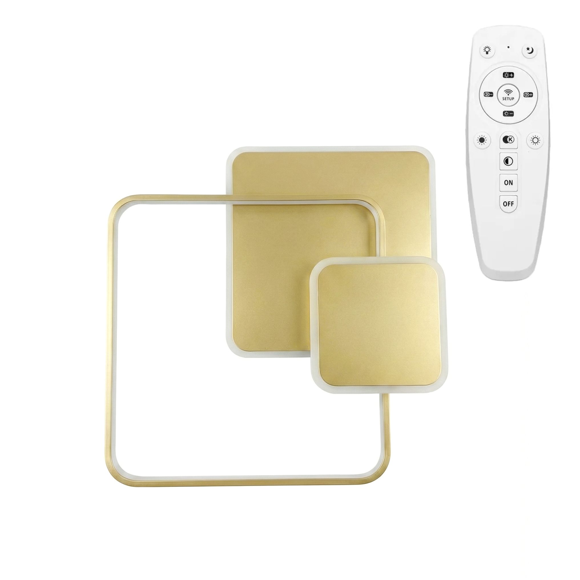 TOOLIGHT taklampa APP1713-C led Guld 50x50x4cm