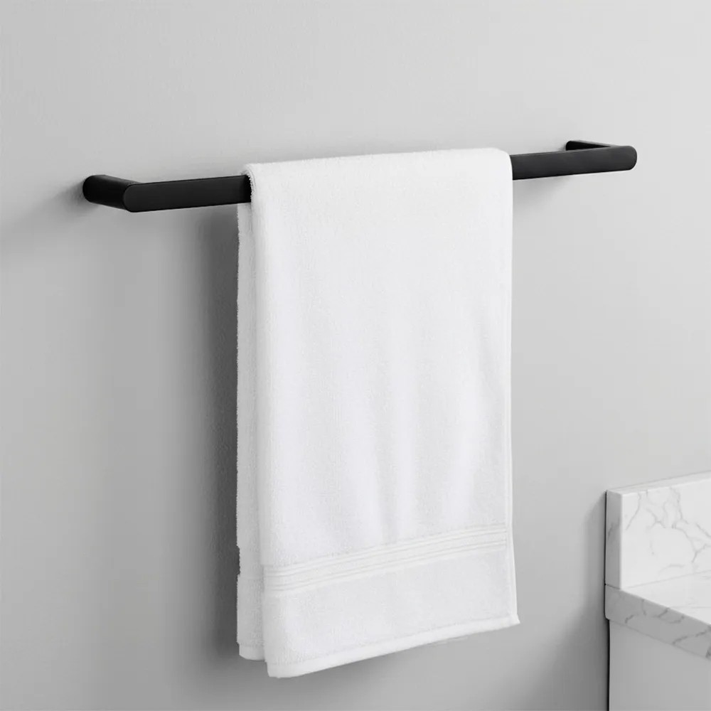REA Set Med Badrumskrokar MATI Svart, 60x6,8x3cm