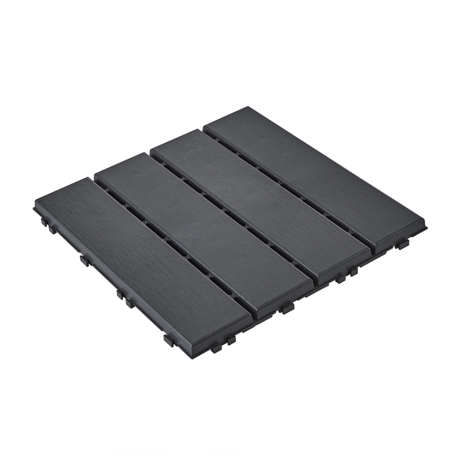 Golvplatta med låsning svart 30.5x30.5 cm SDA15-HG