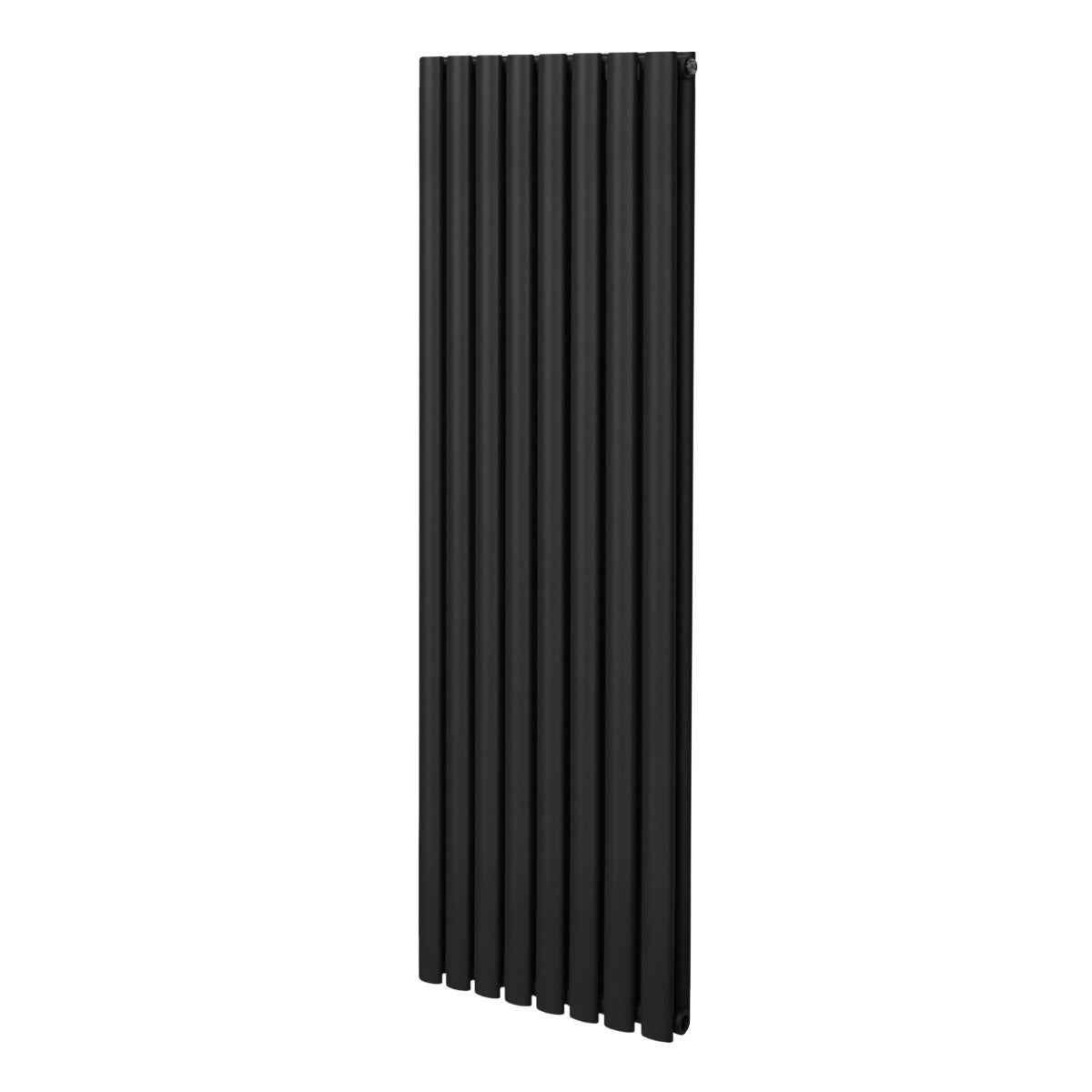 Oval kolumnradiator – 1600 mm x 480 mm – Svart