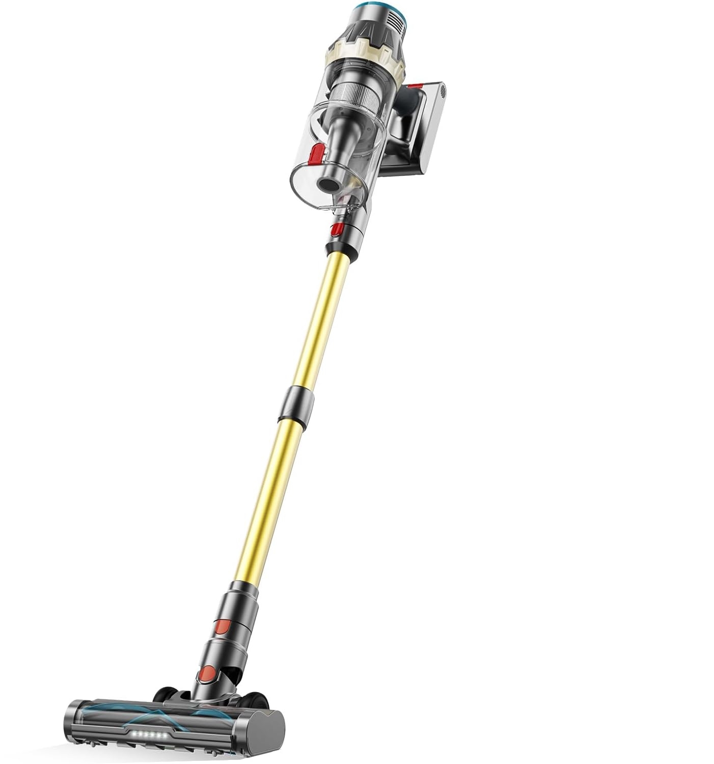 NETTLIFE sladdlös dammsugare 45000Pa effekt, 550W, 60 min drifttid, non-stick borste, borstlös motor, LED-pekskärm
