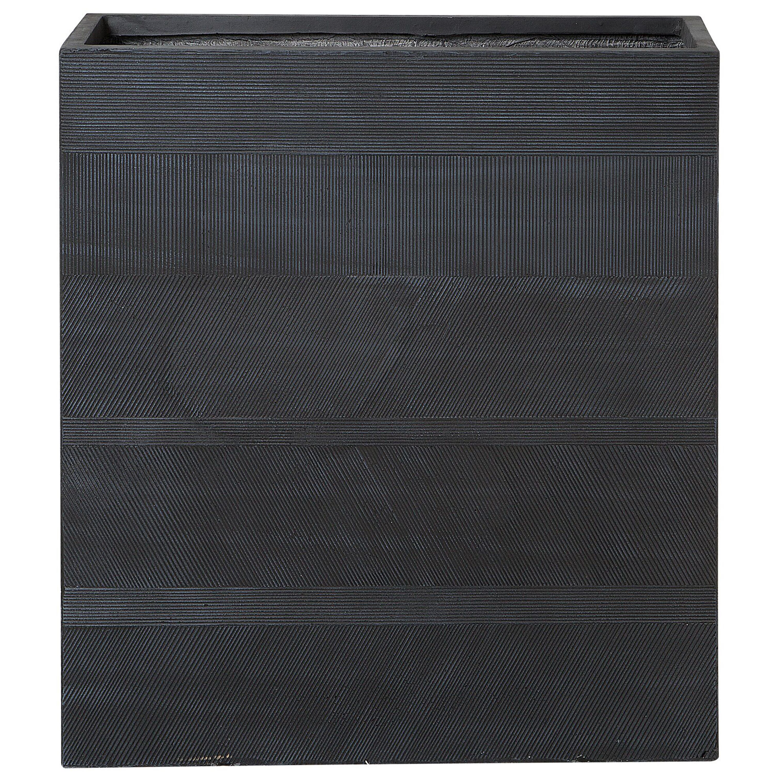 Blomkruka THIMENA 80 cm Svart