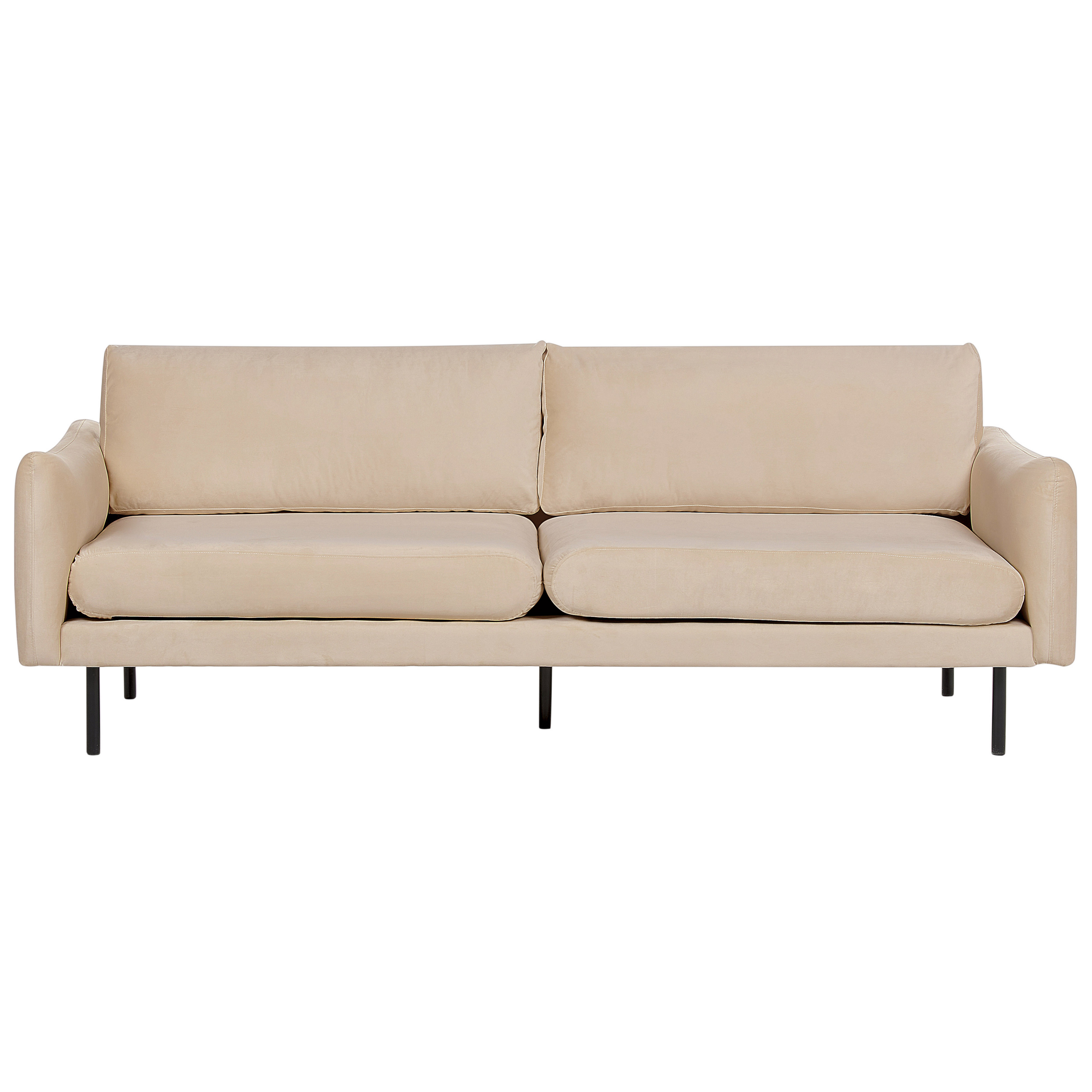 Soffa 3-sits VINTERBRO Sammet Beige