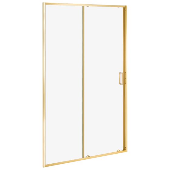 Skjutdörr till dusch YAURI 120 x 190 cm Guld