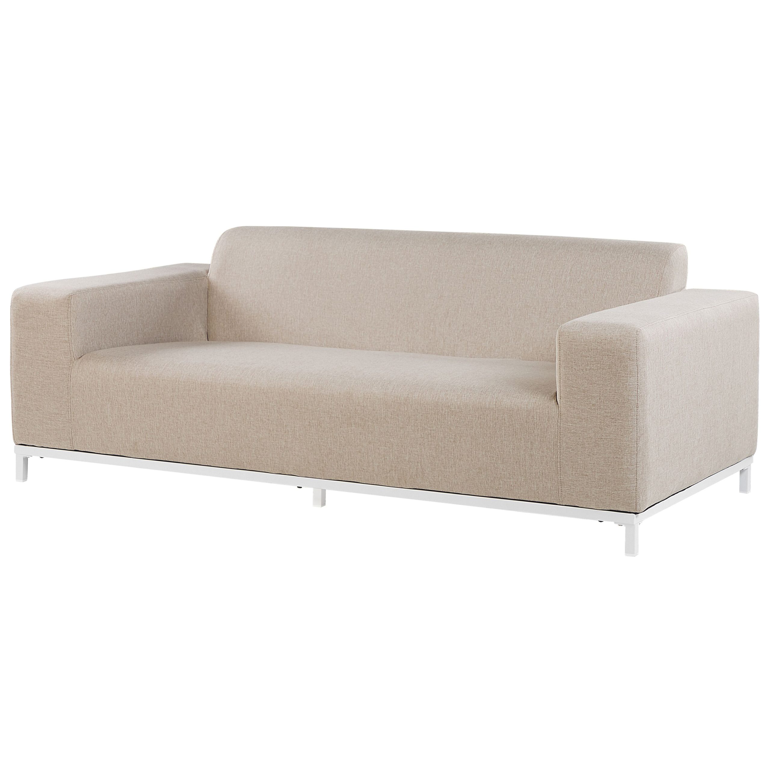 Trädgårdssoffgrupp med bord 5-sits ROVIGO Beige