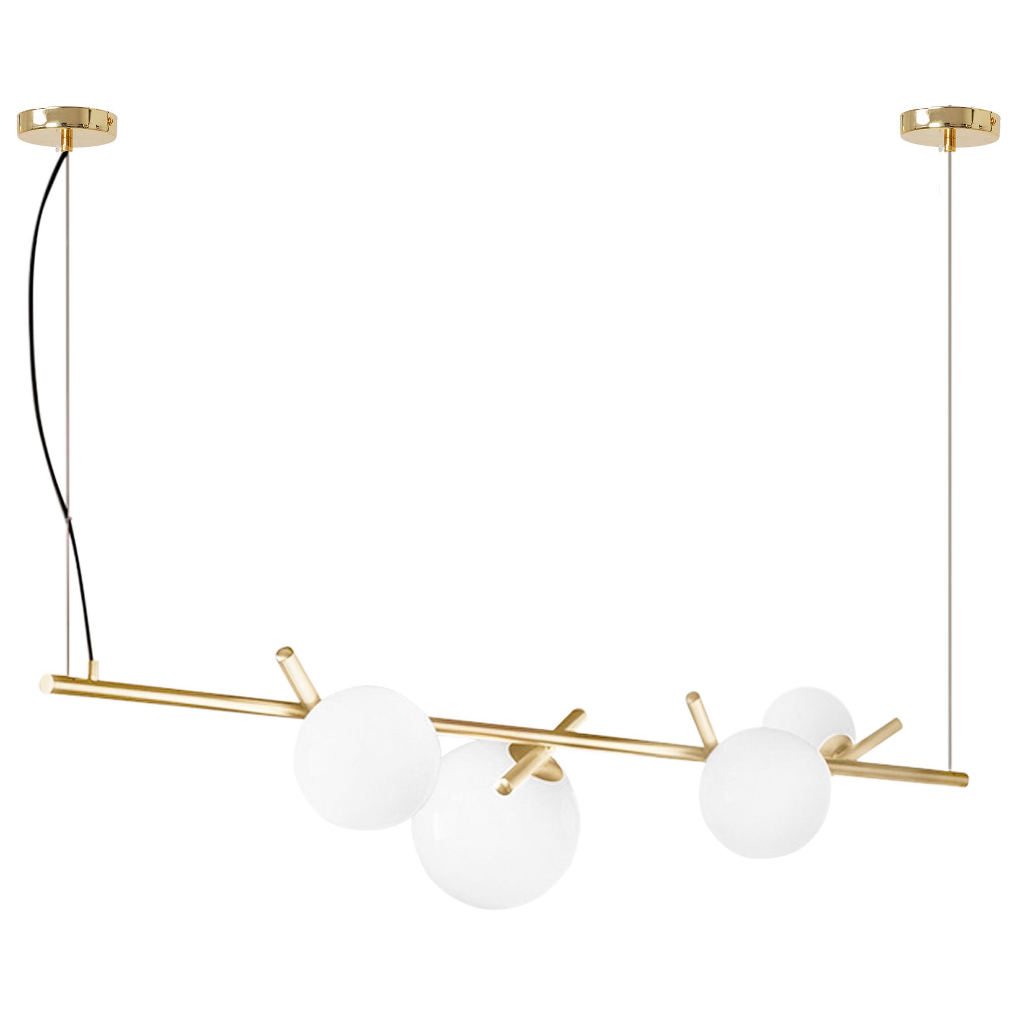 TOOLIGHT hängande taklampa APP1665-4CP Guld 114x114x90cm