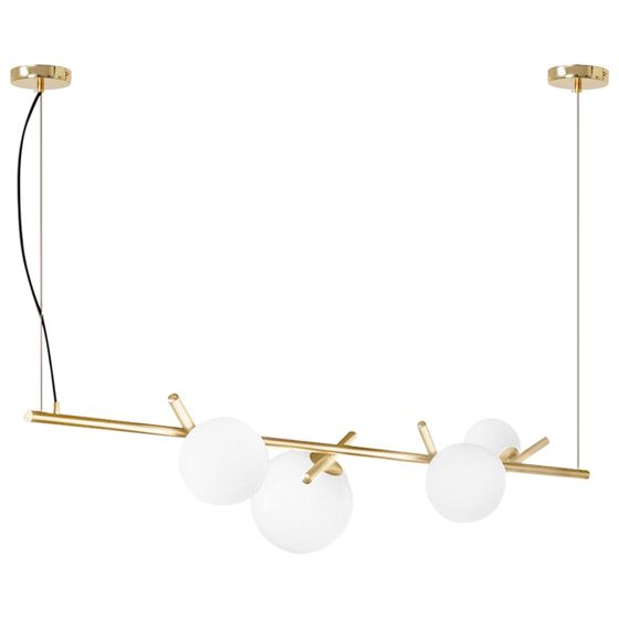 TOOLIGHT hängande taklampa APP1665-4CP Guld 114x114x90cm