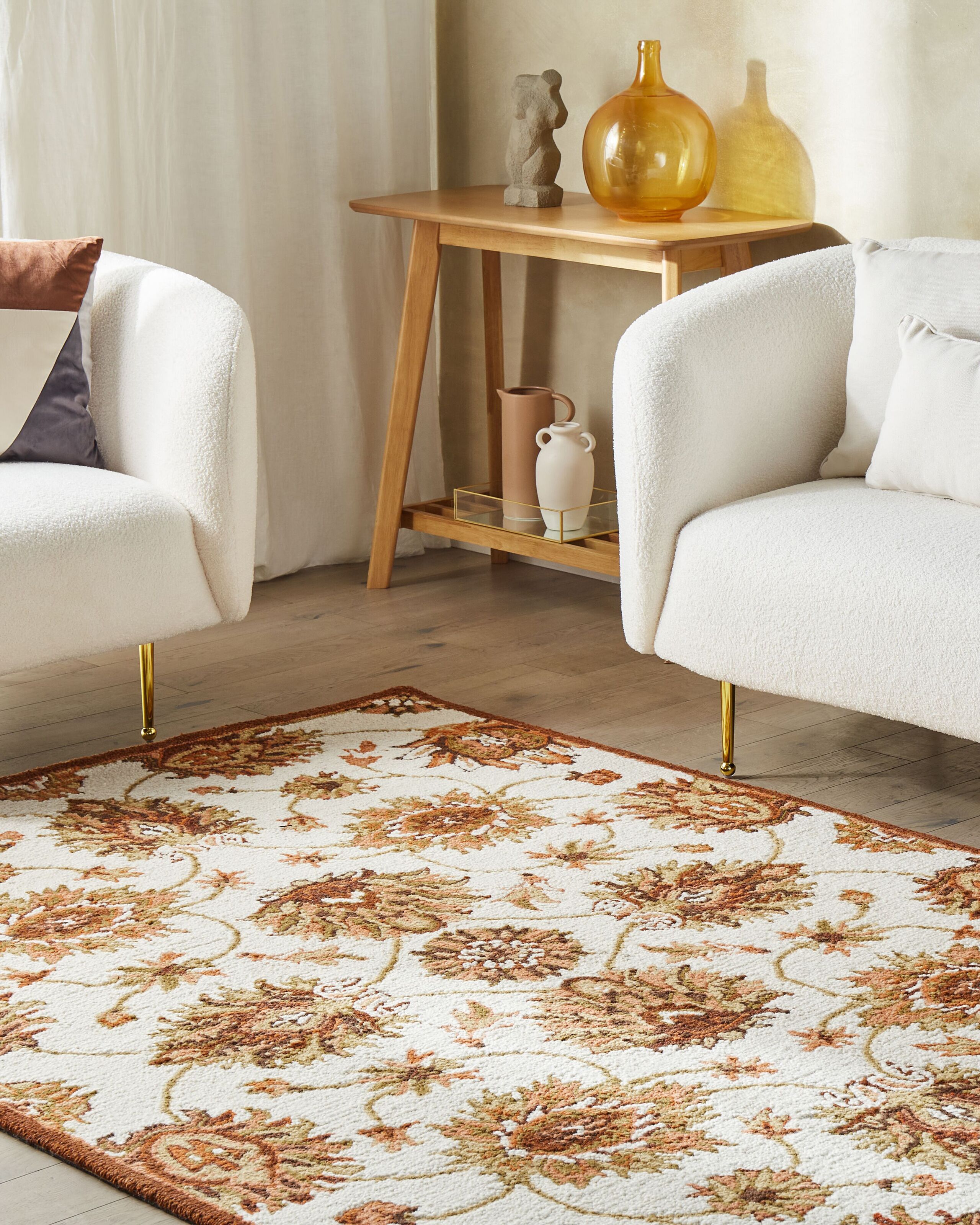 Matta EZINE Beige 140 x 200 cm Ull