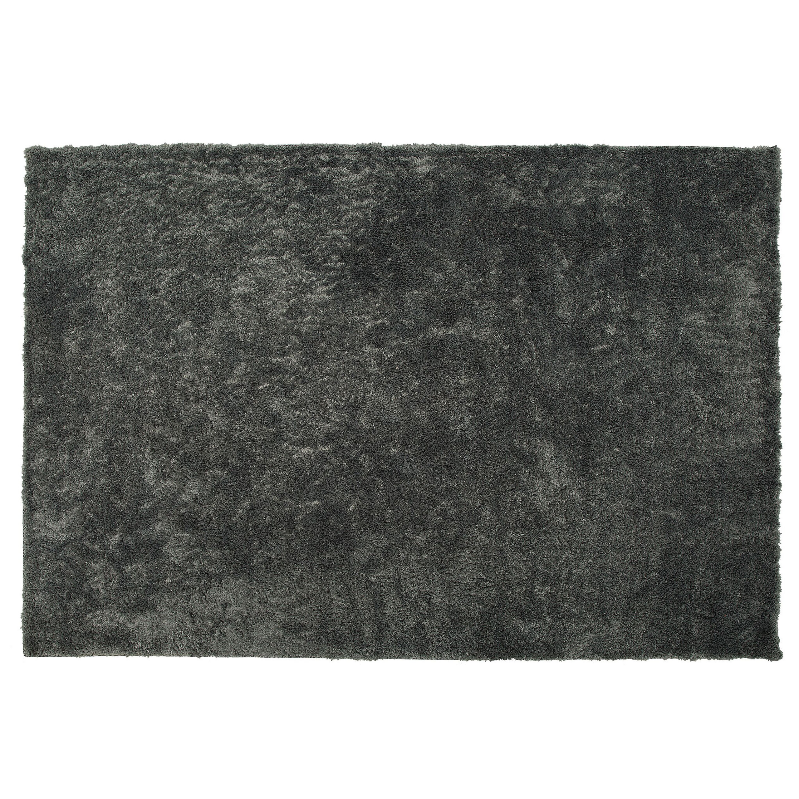 Matta med lång lugg EVREN Mörkgrå 160 x 230 cm