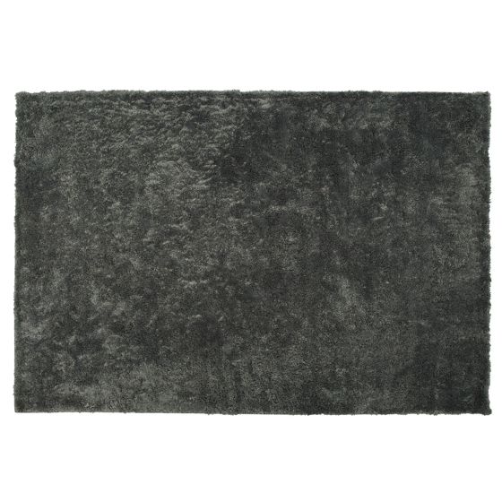 Matta med lång lugg EVREN Mörkgrå 160 x 230 cm