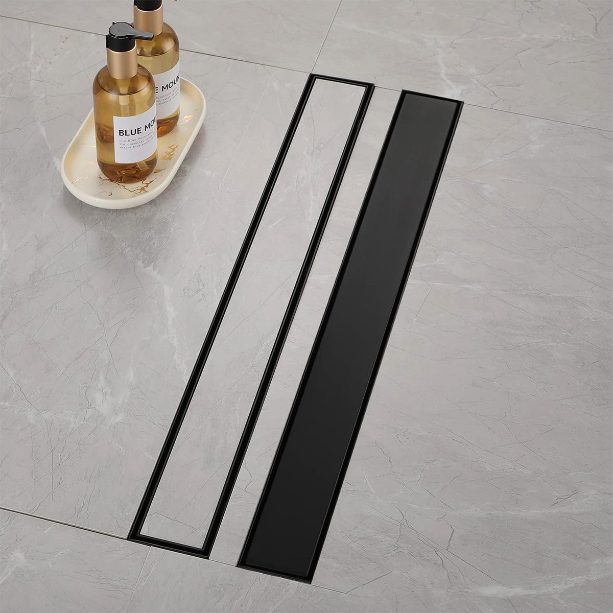 REA Linjeavlopp NEOX 600 Svart, 64x11x6,5cm