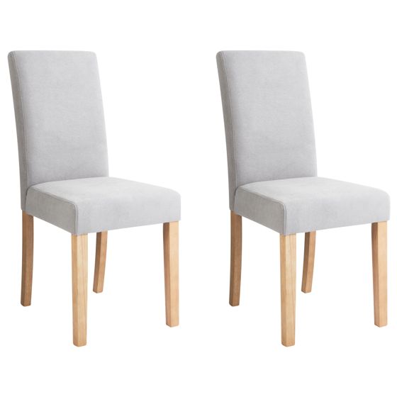 Set med 2 matstolar BROADWAY Grå