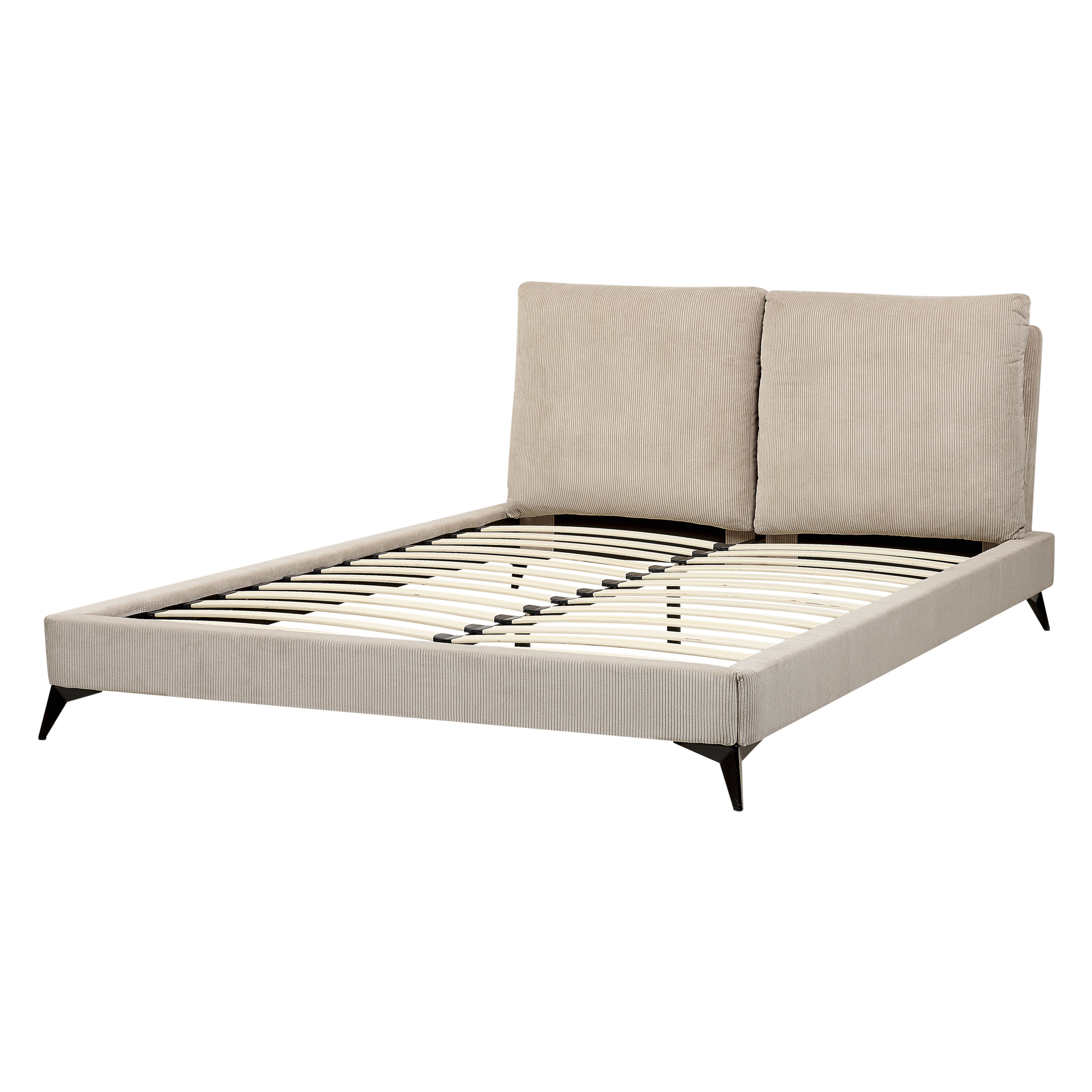 Säng med lamellram Manchester MELLE 160 x 200 cm Taupe