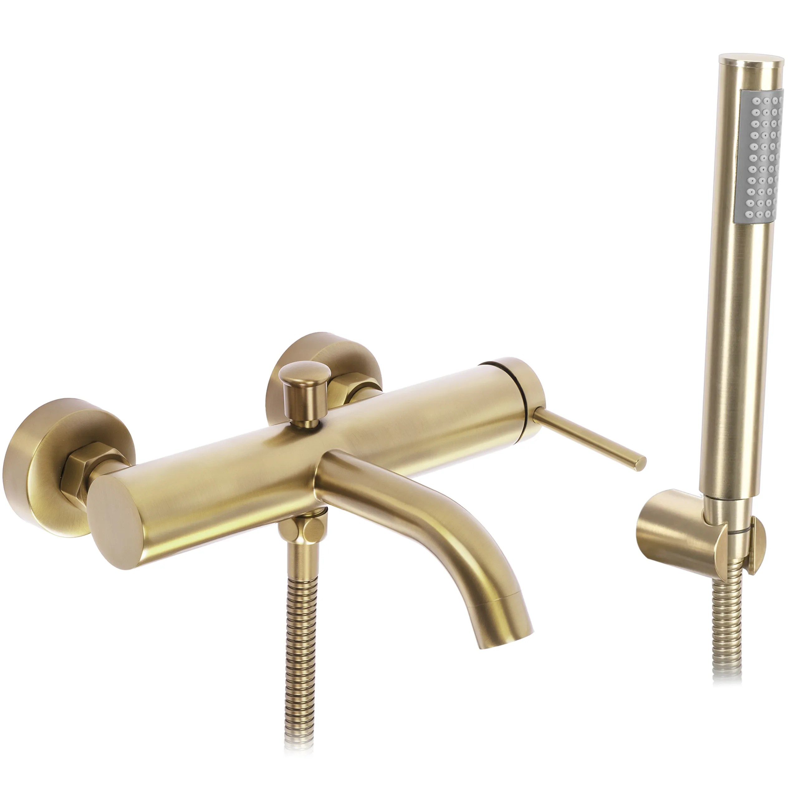 REA Badkarsblandare Spot Borstat Guld, 22x23,5x18,5cm
