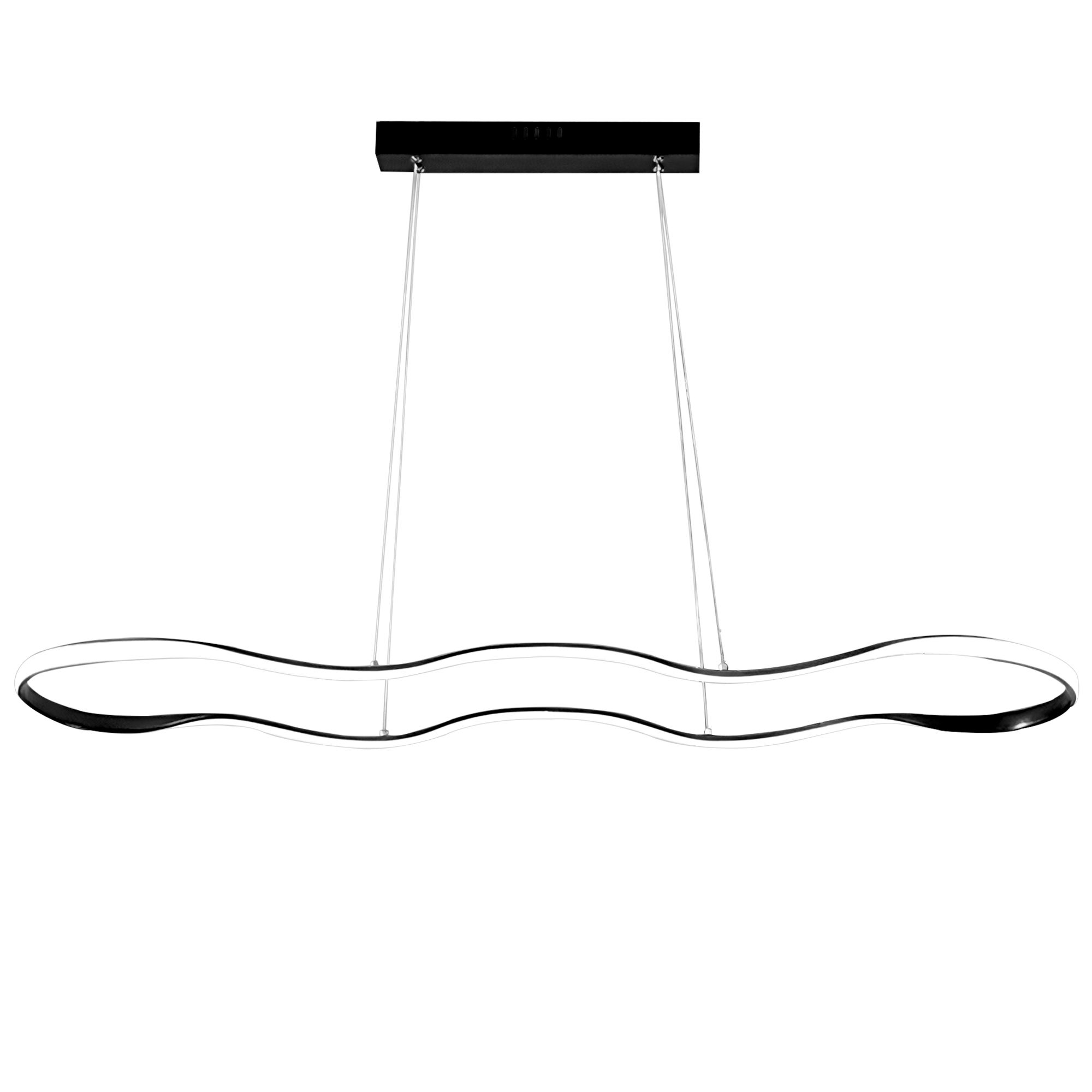 TOOLIGHT hängande taklampa LHJ026-CP LED Svart 120x20x15cm