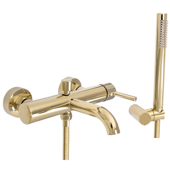 REA Badkarsblandare LUNGO Guld, 19x25x4,5cm