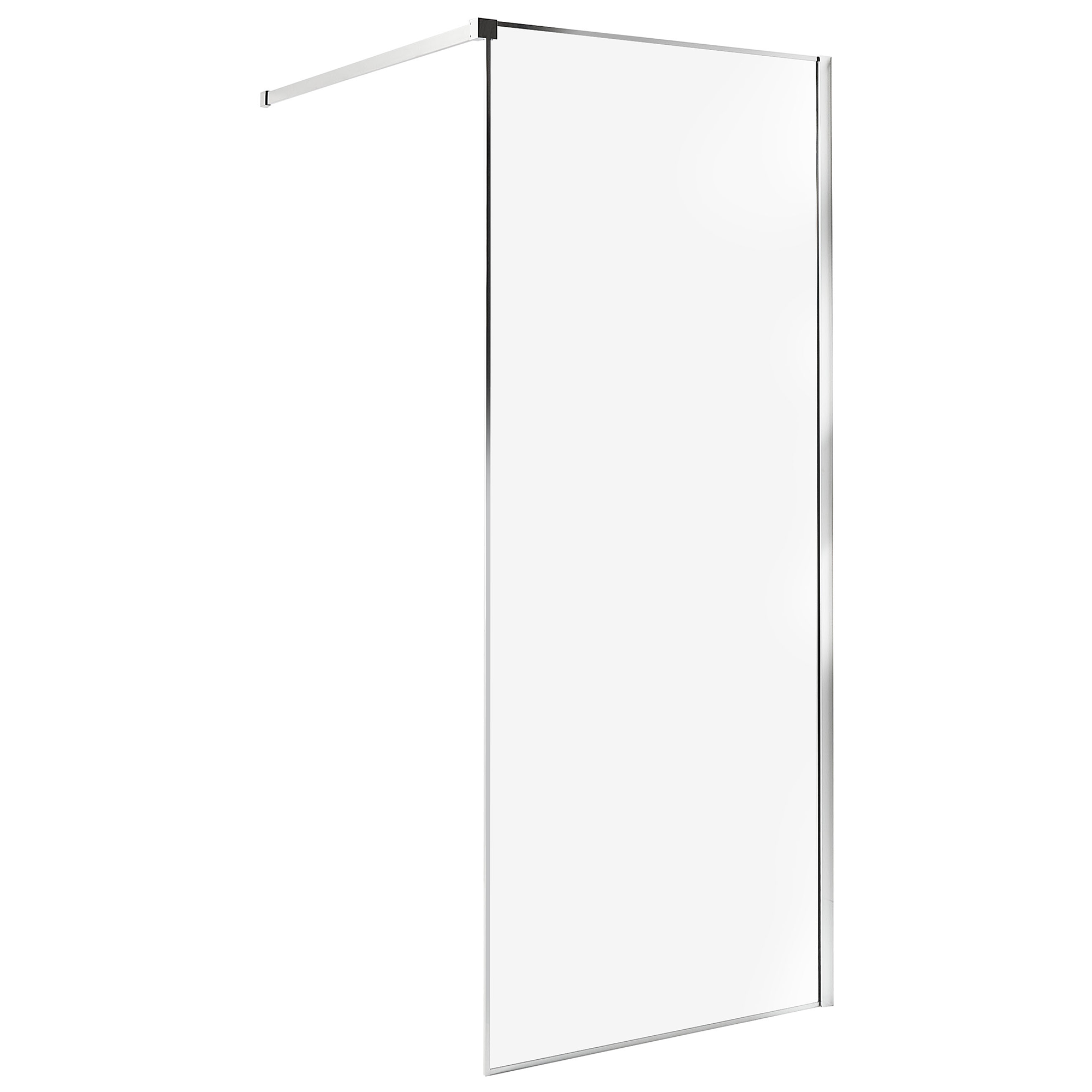 Duschskärm WASPAM 800 x 1900 mm Silver