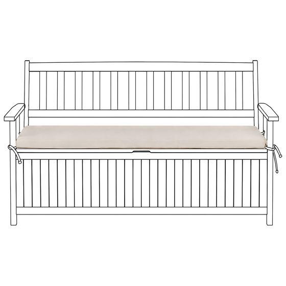 Sittdyna för bänk SOVANA 148 x 45 cm Beige