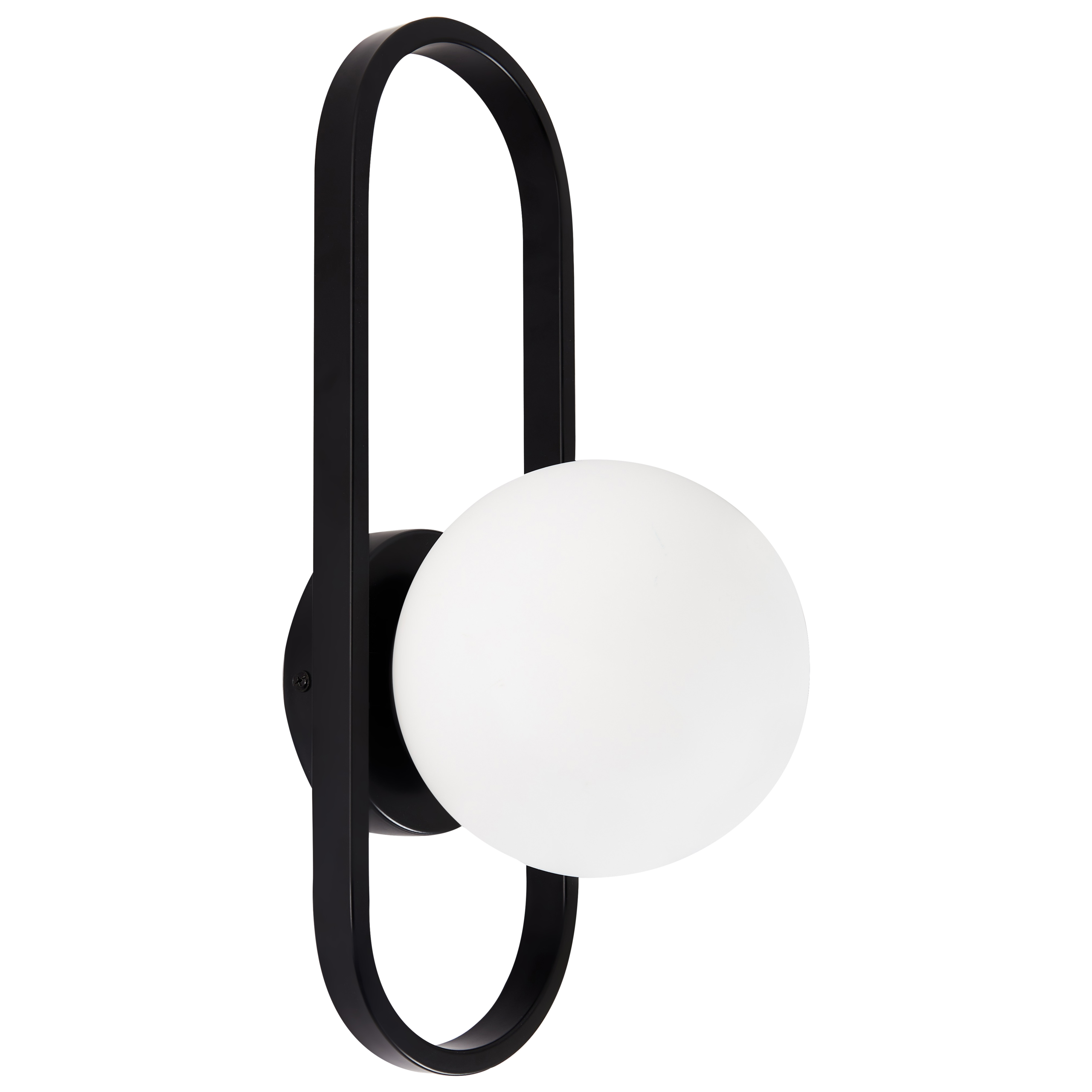 Vägglampa VARDI Metall Svart