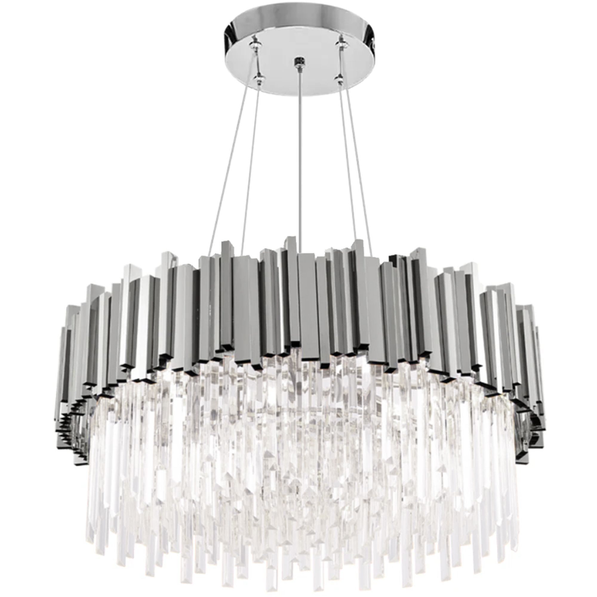 TOOLIGHT taklampa APP1480-1C Krom 40x40x13,5cm