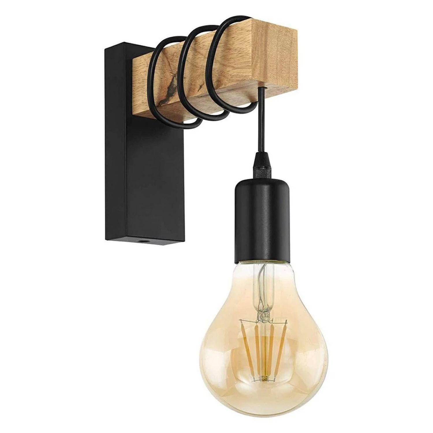 TOOLIGHT vägglampa APP972-1W LINE Svart 10x17,5x10cm