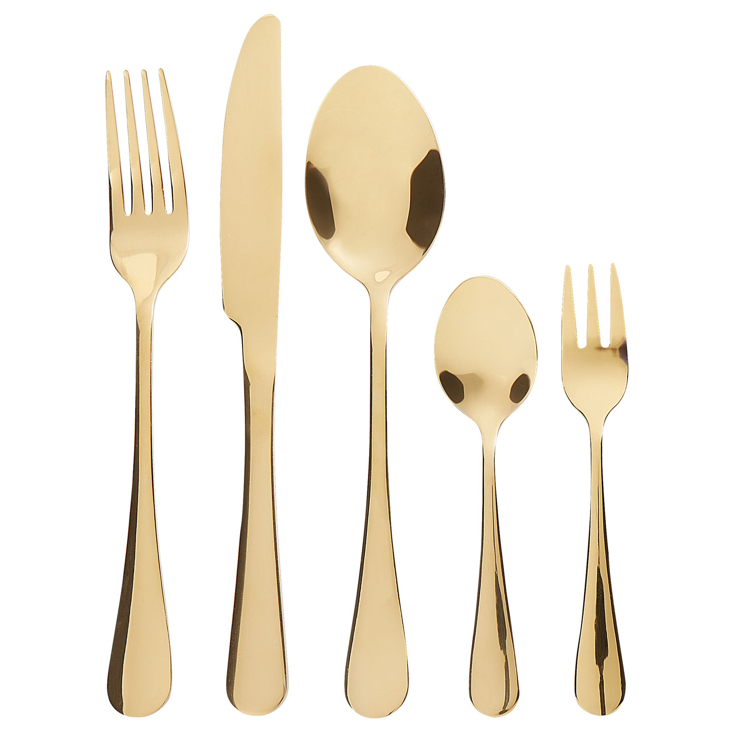 Bestickset 30-pack FUSILLI Guld