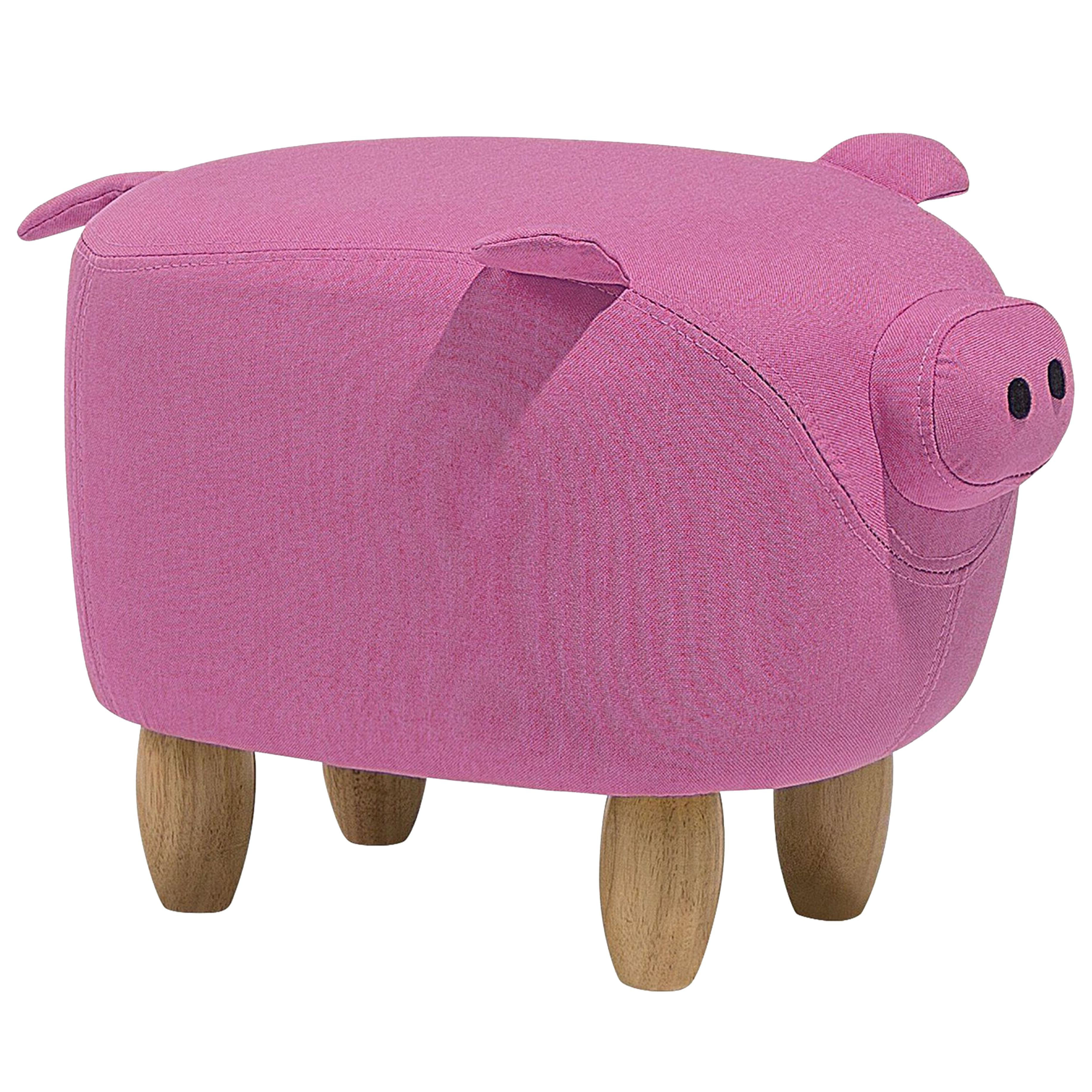 Djurpuff PIGGY Gris Rosa