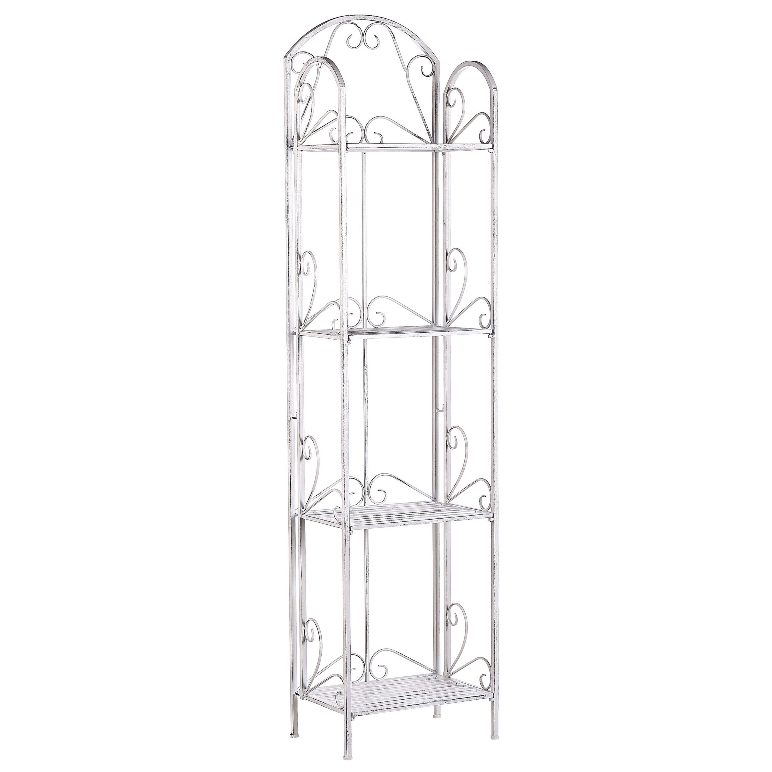 Hylla VALDIVIA 40 cm 166 cm Metall Vit