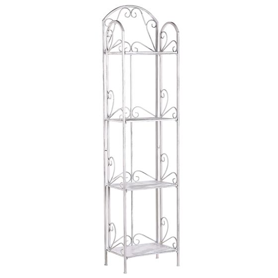 Hylla VALDIVIA 40 cm 166 cm Metall Vit