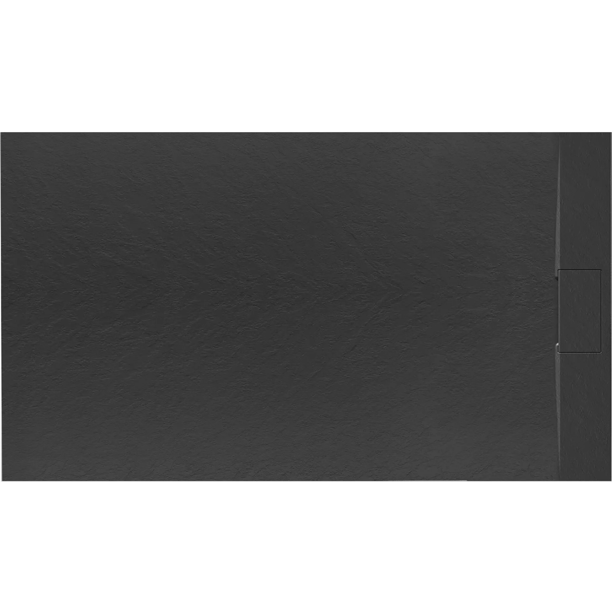 REA Duschkar BAZALT 80x120 Svart, 120x80x2,5cm