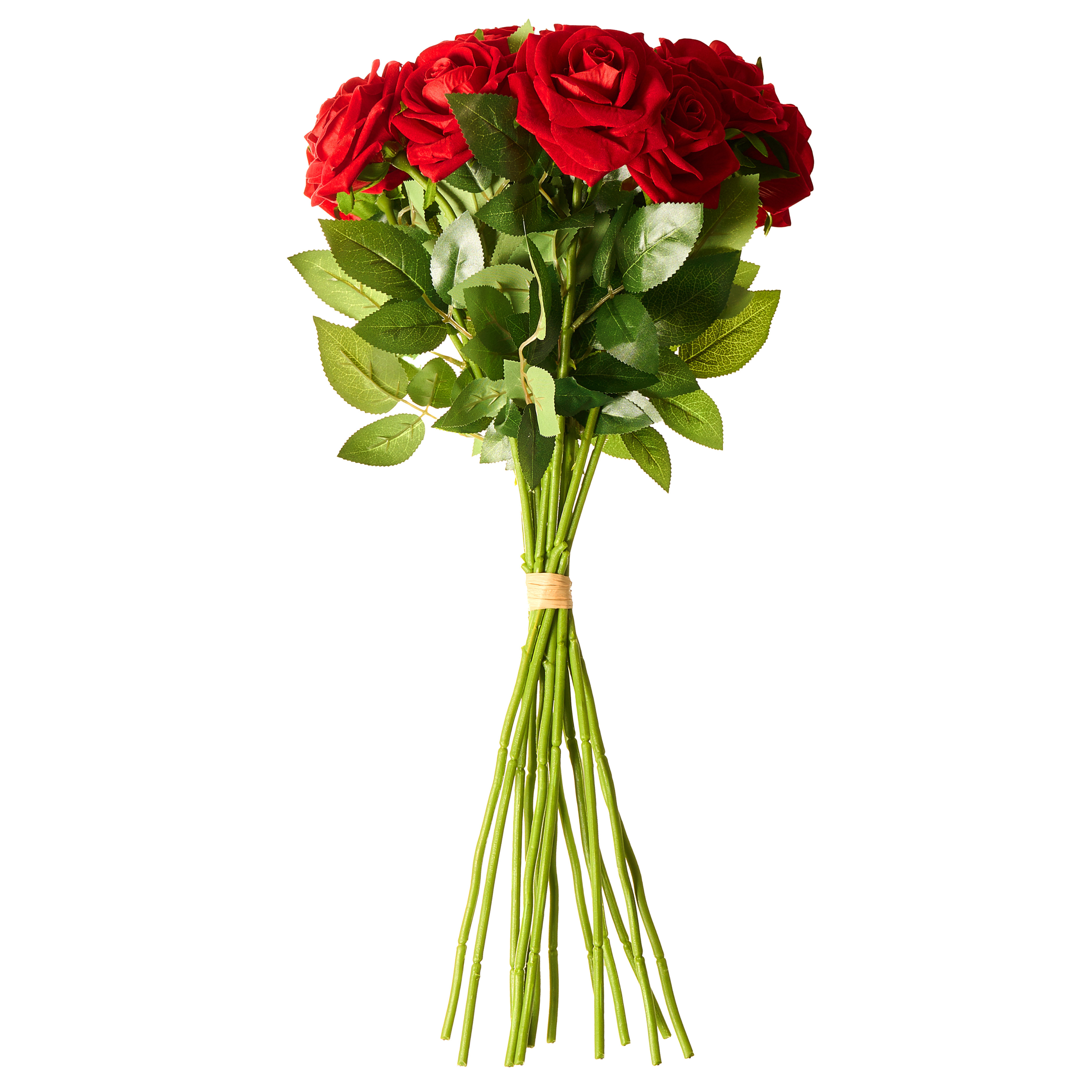 Konstgjord blomsterbukett MAFRA 60 cm Röd