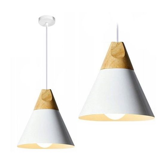 TOOLIGHT hängande taklampa APP061-1CP SCANDI C Vit 26x25x26cm